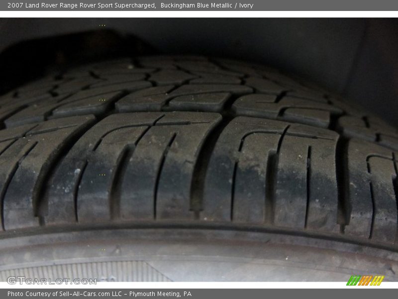 Buckingham Blue Metallic / Ivory 2007 Land Rover Range Rover Sport Supercharged