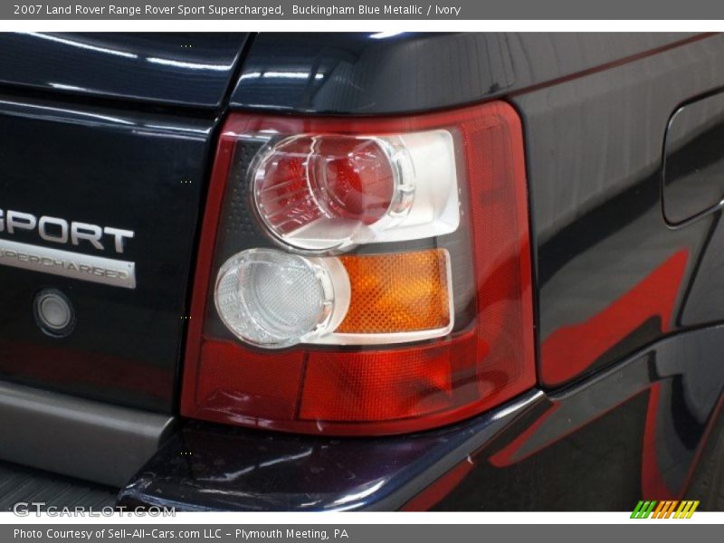 Buckingham Blue Metallic / Ivory 2007 Land Rover Range Rover Sport Supercharged
