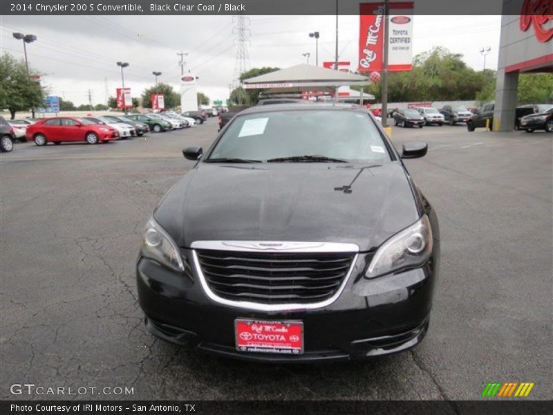 Black Clear Coat / Black 2014 Chrysler 200 S Convertible