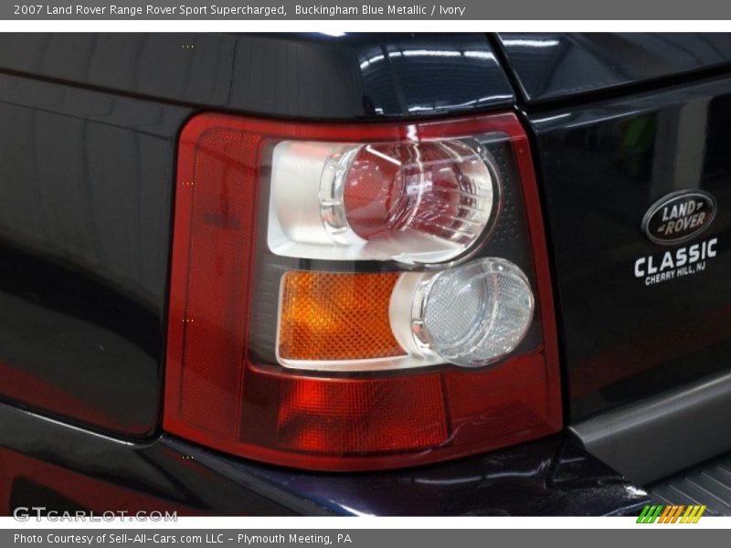 Buckingham Blue Metallic / Ivory 2007 Land Rover Range Rover Sport Supercharged