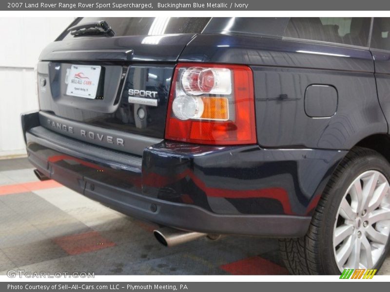 Buckingham Blue Metallic / Ivory 2007 Land Rover Range Rover Sport Supercharged