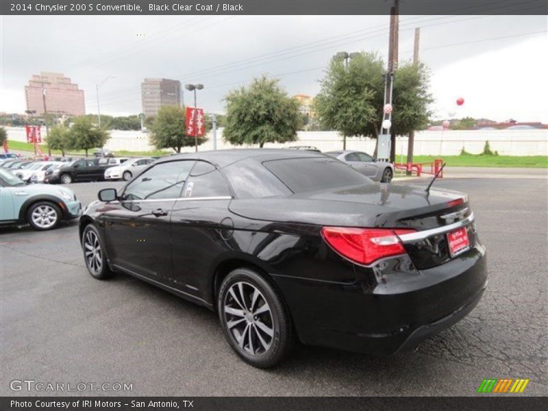 Black Clear Coat / Black 2014 Chrysler 200 S Convertible