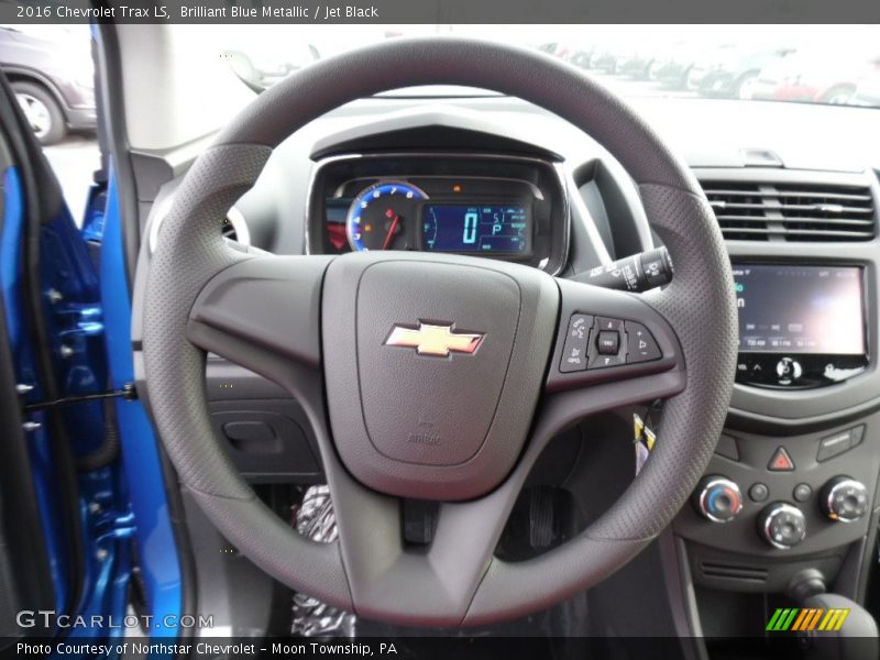 Brilliant Blue Metallic / Jet Black 2016 Chevrolet Trax LS