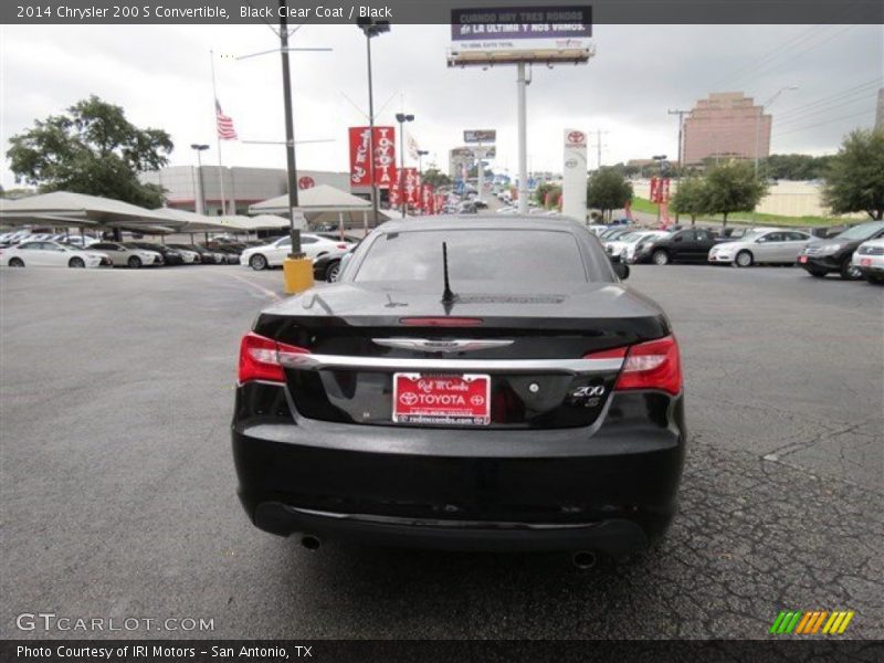 Black Clear Coat / Black 2014 Chrysler 200 S Convertible