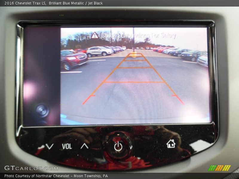 Brilliant Blue Metallic / Jet Black 2016 Chevrolet Trax LS