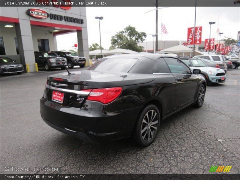Black Clear Coat / Black 2014 Chrysler 200 S Convertible
