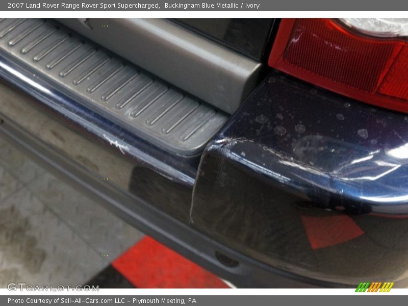 Buckingham Blue Metallic / Ivory 2007 Land Rover Range Rover Sport Supercharged