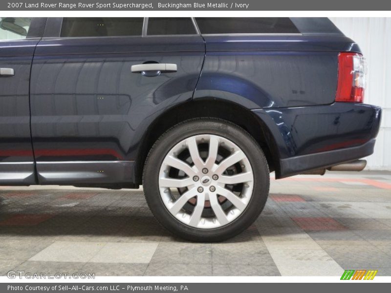Buckingham Blue Metallic / Ivory 2007 Land Rover Range Rover Sport Supercharged