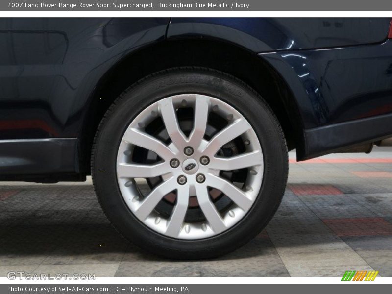 Buckingham Blue Metallic / Ivory 2007 Land Rover Range Rover Sport Supercharged