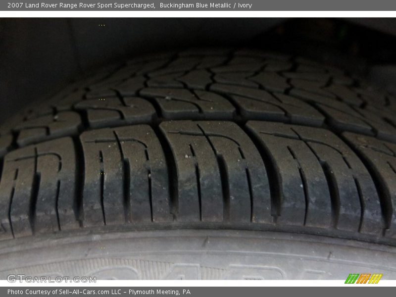 Buckingham Blue Metallic / Ivory 2007 Land Rover Range Rover Sport Supercharged