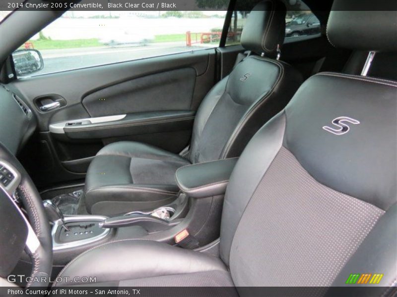 Black Clear Coat / Black 2014 Chrysler 200 S Convertible
