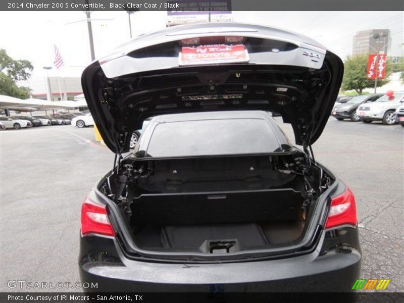 Black Clear Coat / Black 2014 Chrysler 200 S Convertible