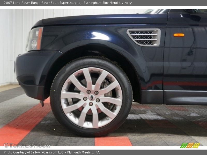 Buckingham Blue Metallic / Ivory 2007 Land Rover Range Rover Sport Supercharged