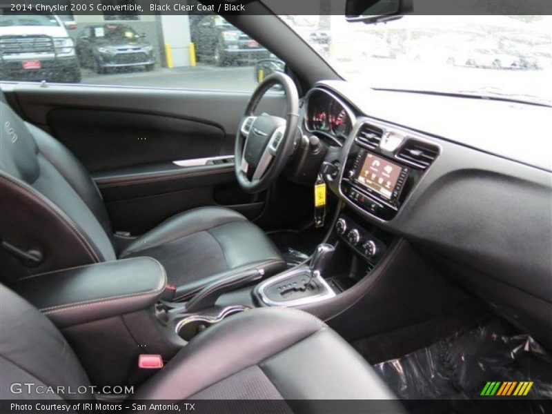 Black Clear Coat / Black 2014 Chrysler 200 S Convertible