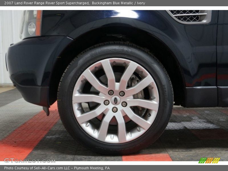 Buckingham Blue Metallic / Ivory 2007 Land Rover Range Rover Sport Supercharged