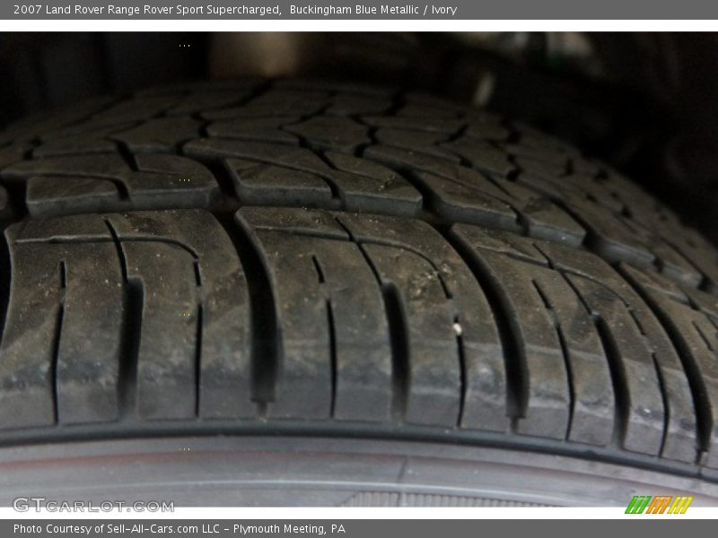 Buckingham Blue Metallic / Ivory 2007 Land Rover Range Rover Sport Supercharged