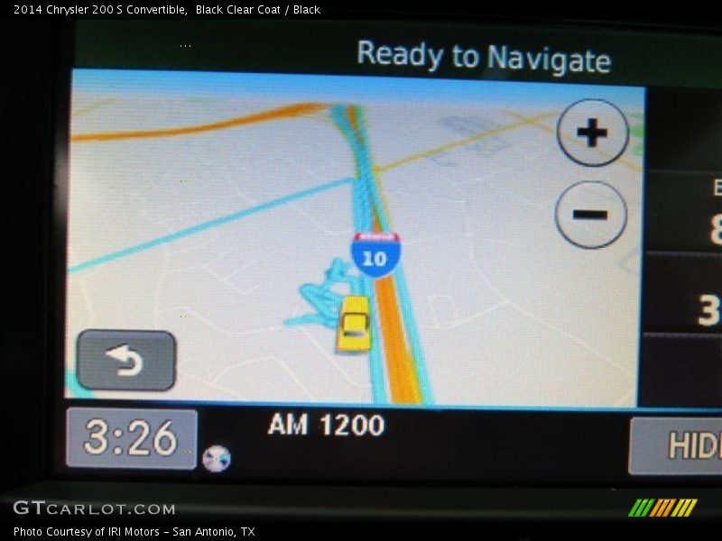Black Clear Coat / Black 2014 Chrysler 200 S Convertible