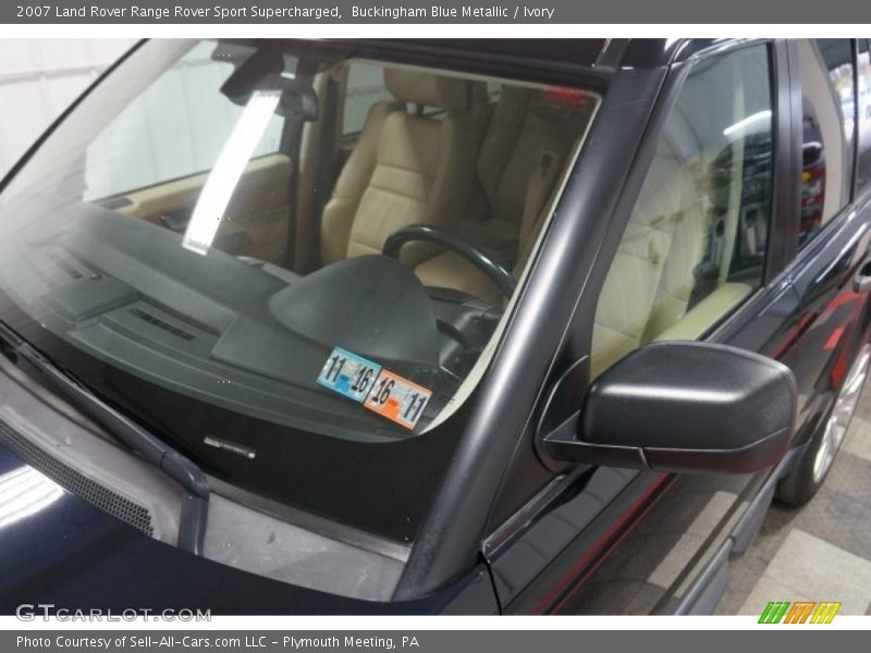 Buckingham Blue Metallic / Ivory 2007 Land Rover Range Rover Sport Supercharged