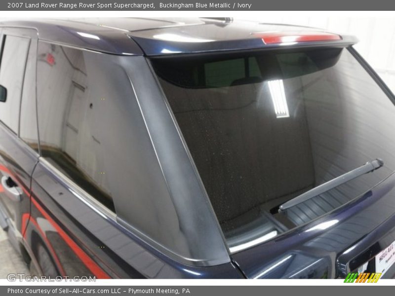 Buckingham Blue Metallic / Ivory 2007 Land Rover Range Rover Sport Supercharged