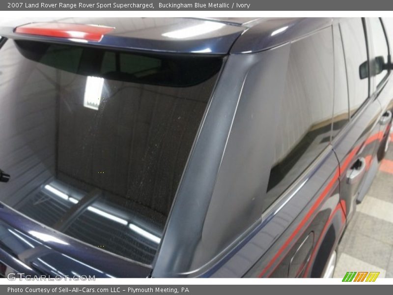 Buckingham Blue Metallic / Ivory 2007 Land Rover Range Rover Sport Supercharged