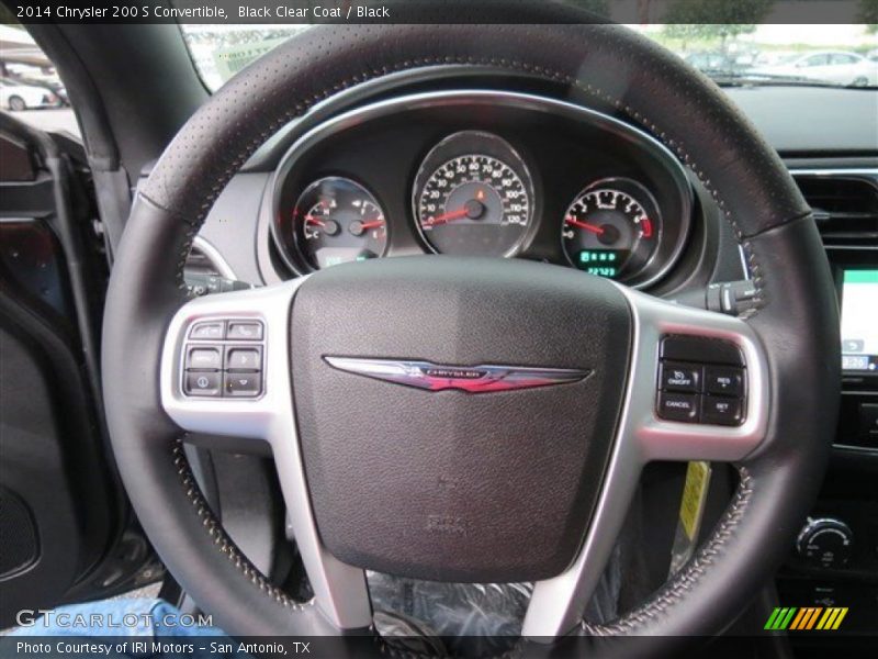 Black Clear Coat / Black 2014 Chrysler 200 S Convertible