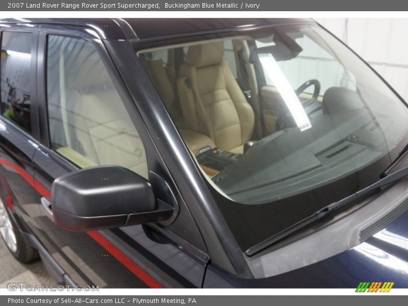 Buckingham Blue Metallic / Ivory 2007 Land Rover Range Rover Sport Supercharged