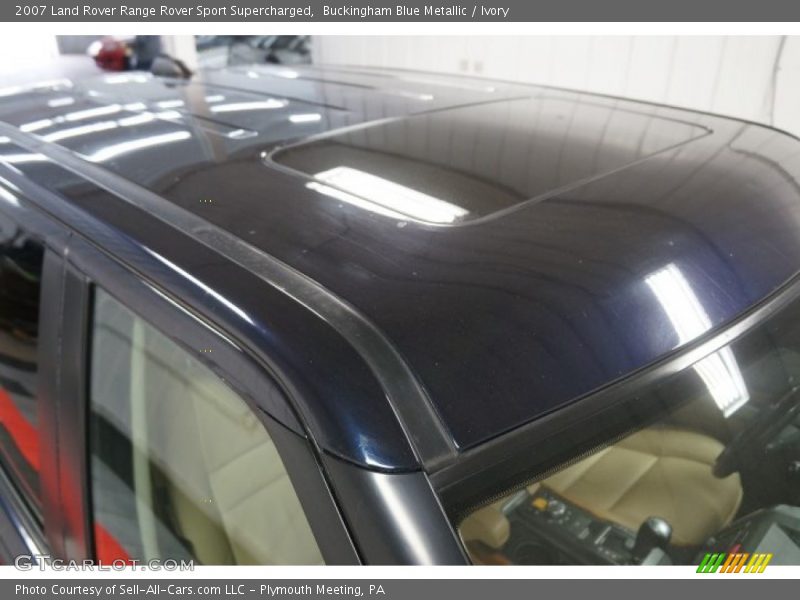 Buckingham Blue Metallic / Ivory 2007 Land Rover Range Rover Sport Supercharged