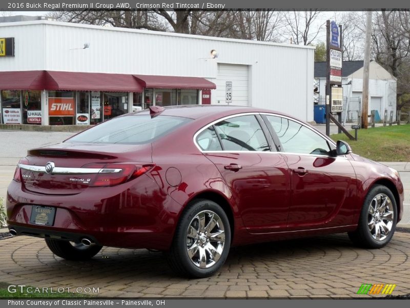 Crimson Red Tintcoat / Ebony 2016 Buick Regal Premium II Group AWD