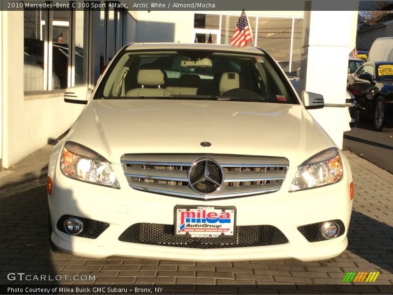Arctic White / Almond/Mocha 2010 Mercedes-Benz C 300 Sport 4Matic