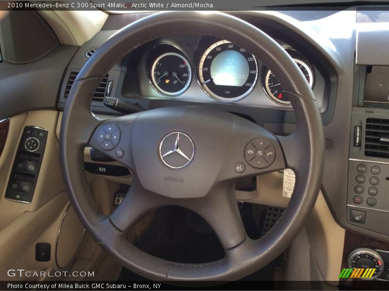 Arctic White / Almond/Mocha 2010 Mercedes-Benz C 300 Sport 4Matic