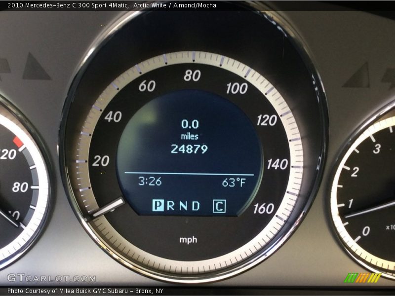 Arctic White / Almond/Mocha 2010 Mercedes-Benz C 300 Sport 4Matic