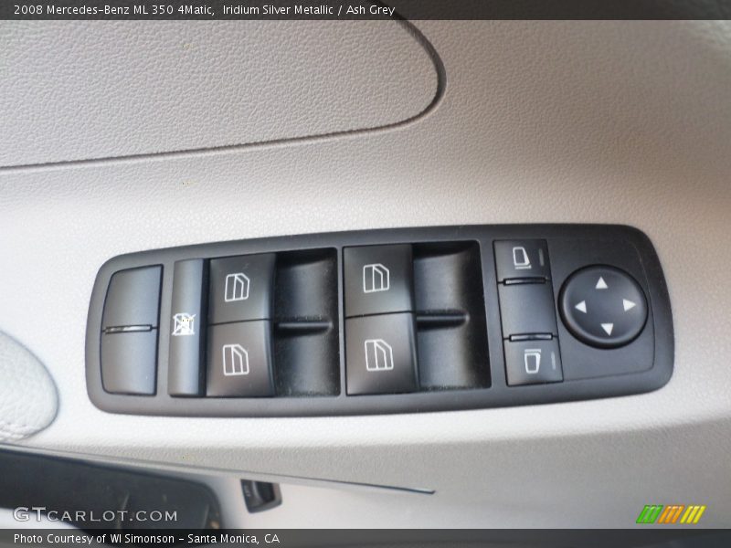 Iridium Silver Metallic / Ash Grey 2008 Mercedes-Benz ML 350 4Matic