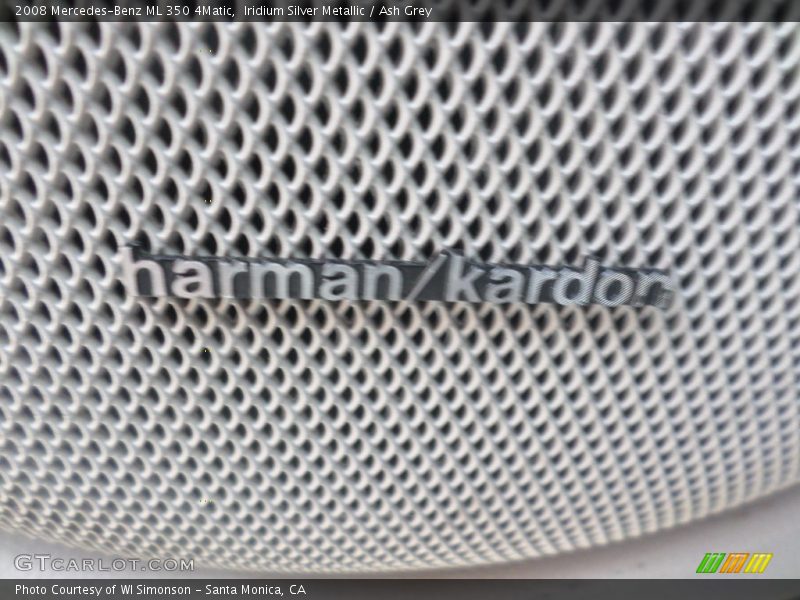 Iridium Silver Metallic / Ash Grey 2008 Mercedes-Benz ML 350 4Matic