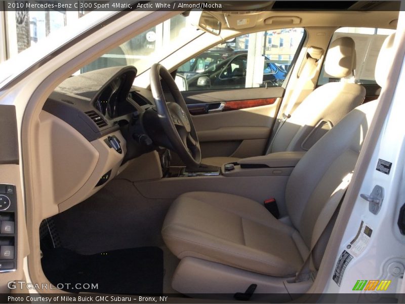 Arctic White / Almond/Mocha 2010 Mercedes-Benz C 300 Sport 4Matic