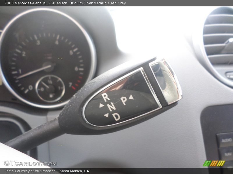 Iridium Silver Metallic / Ash Grey 2008 Mercedes-Benz ML 350 4Matic