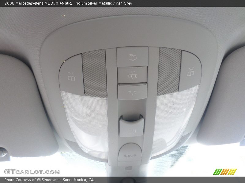 Iridium Silver Metallic / Ash Grey 2008 Mercedes-Benz ML 350 4Matic