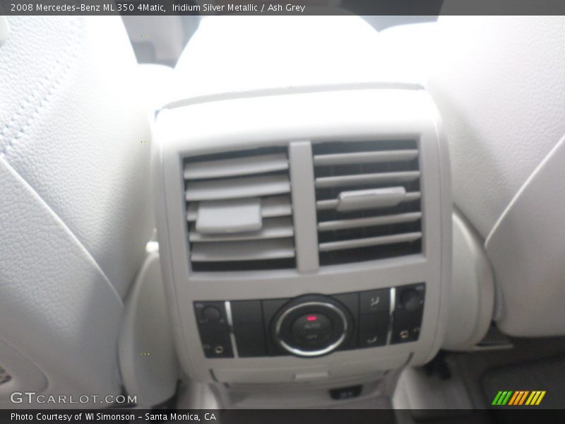 Iridium Silver Metallic / Ash Grey 2008 Mercedes-Benz ML 350 4Matic