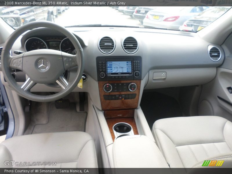 Iridium Silver Metallic / Ash Grey 2008 Mercedes-Benz ML 350 4Matic
