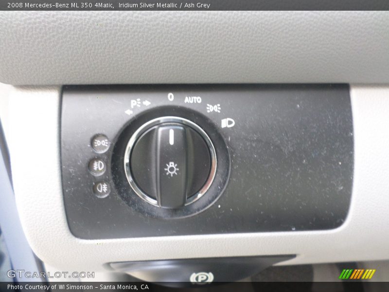 Iridium Silver Metallic / Ash Grey 2008 Mercedes-Benz ML 350 4Matic