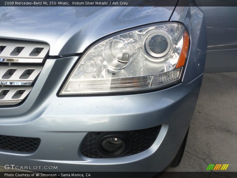 Iridium Silver Metallic / Ash Grey 2008 Mercedes-Benz ML 350 4Matic