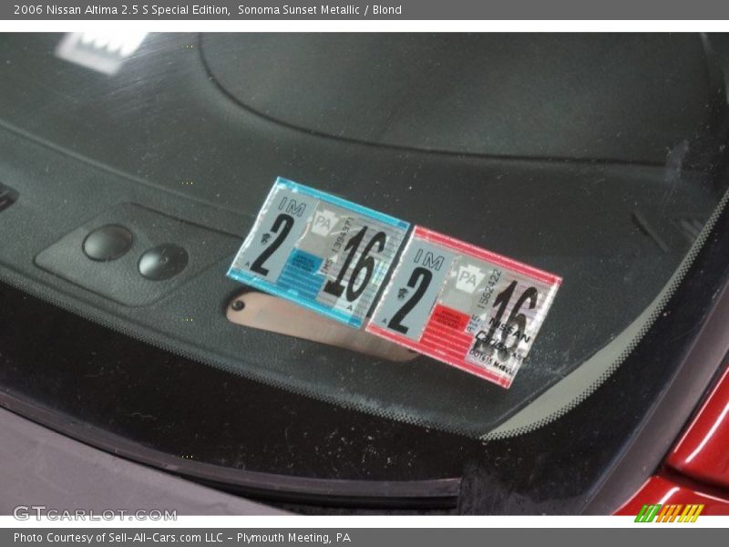 Sonoma Sunset Metallic / Blond 2006 Nissan Altima 2.5 S Special Edition