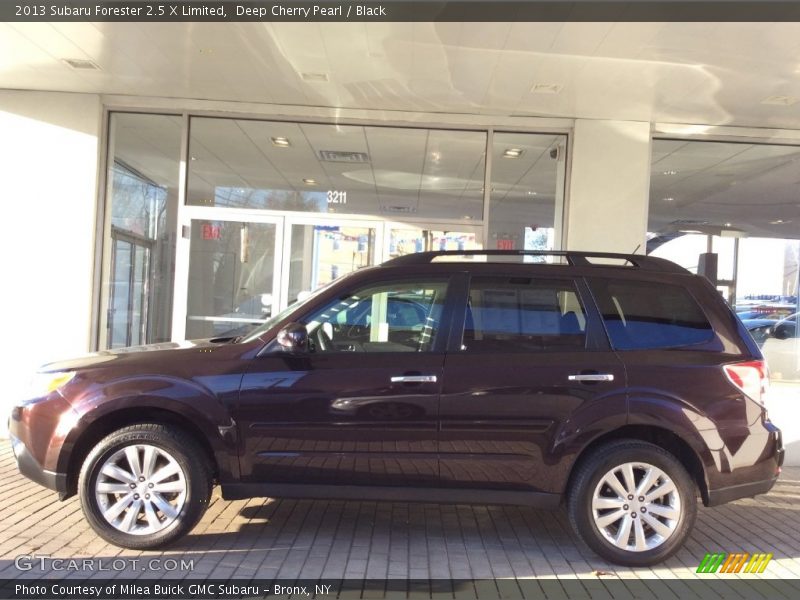 Deep Cherry Pearl / Black 2013 Subaru Forester 2.5 X Limited