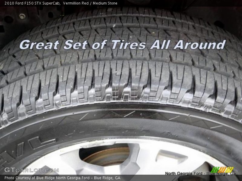 Vermillion Red / Medium Stone 2010 Ford F150 STX SuperCab