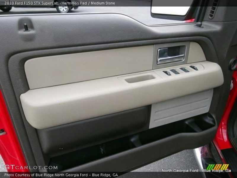 Vermillion Red / Medium Stone 2010 Ford F150 STX SuperCab