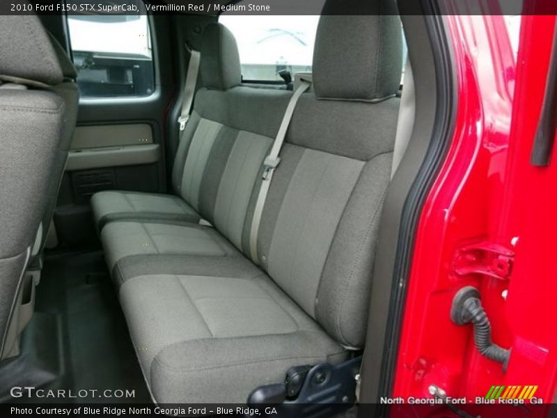 Vermillion Red / Medium Stone 2010 Ford F150 STX SuperCab