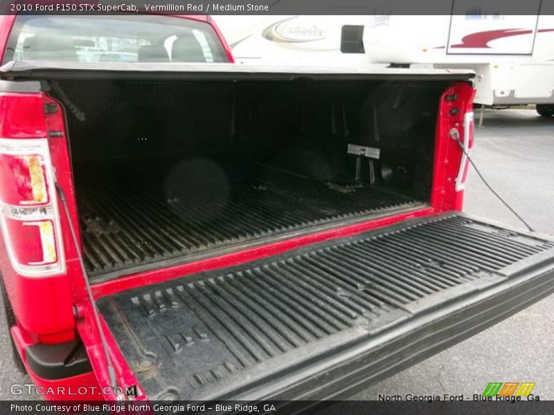 Vermillion Red / Medium Stone 2010 Ford F150 STX SuperCab