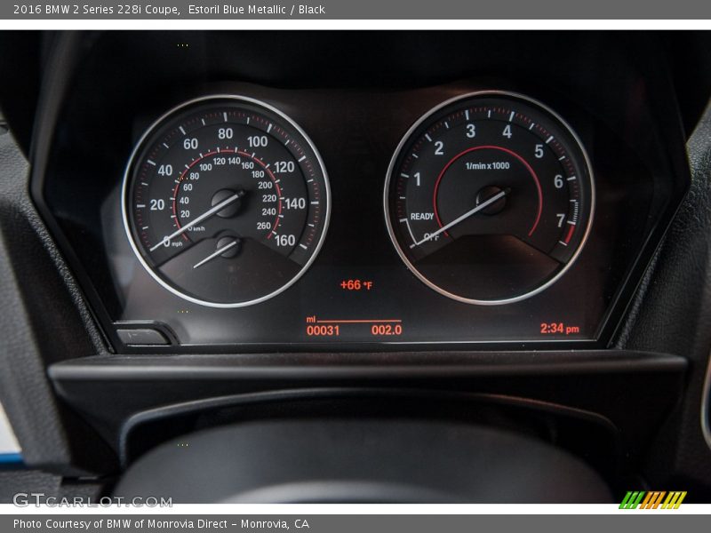  2016 2 Series 228i Coupe 228i Coupe Gauges