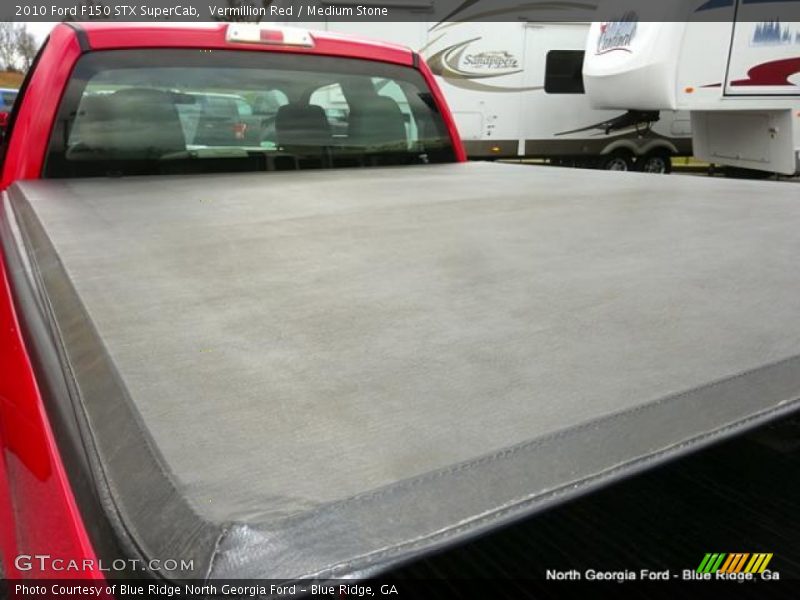 Vermillion Red / Medium Stone 2010 Ford F150 STX SuperCab