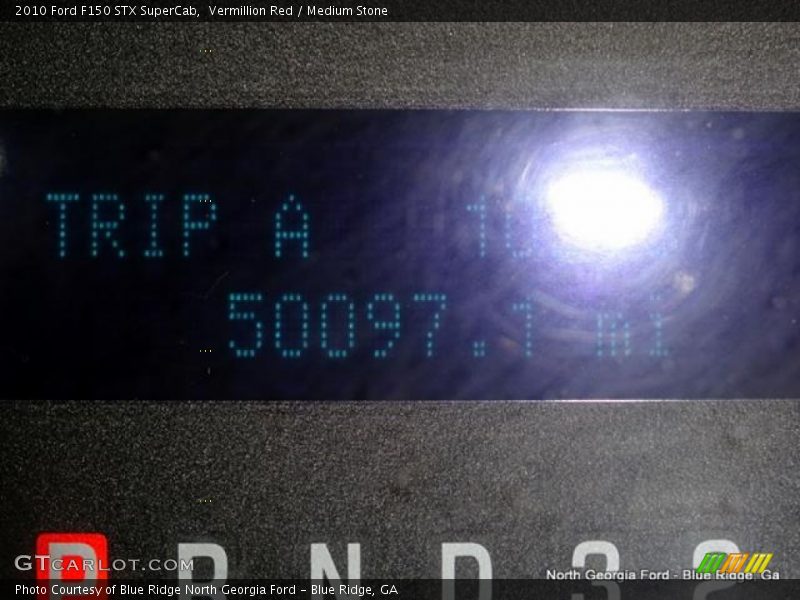 Vermillion Red / Medium Stone 2010 Ford F150 STX SuperCab