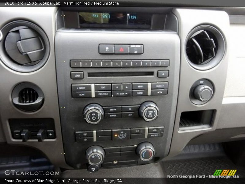 Vermillion Red / Medium Stone 2010 Ford F150 STX SuperCab